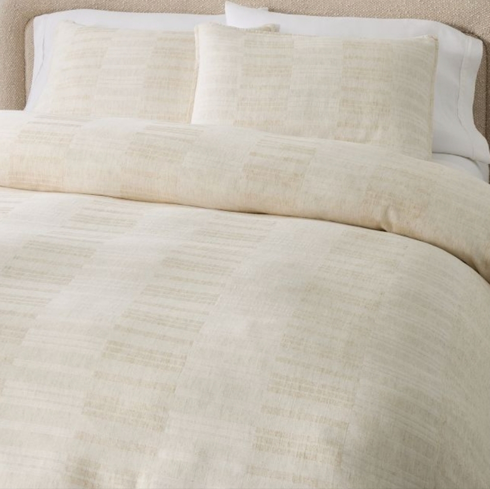 ❤️B2G1 FREE West Elm Lowen TENCEL™ Linen Duvet Cover, White,King/California King